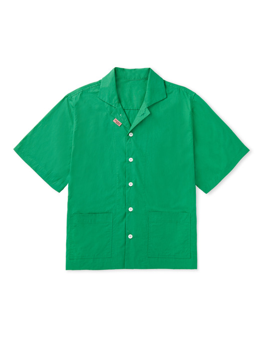Pure Cotton Solid Pajama Set, Green