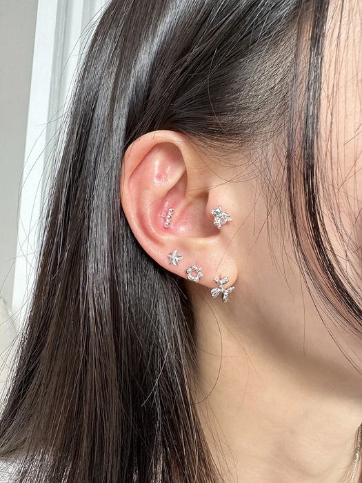 [925silver] Daily piercing (5type)