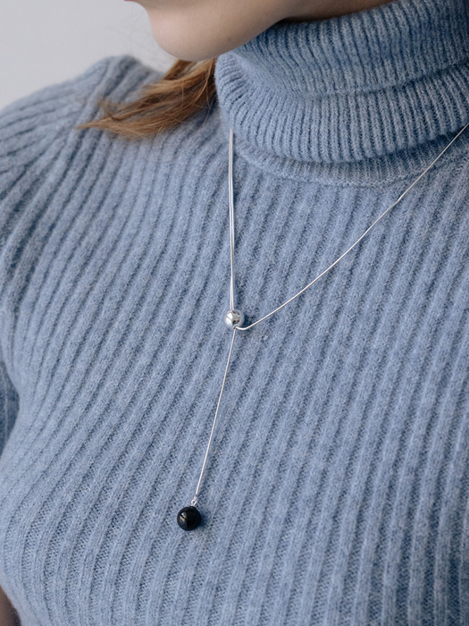 [silver925] TB001 drop ball necklace