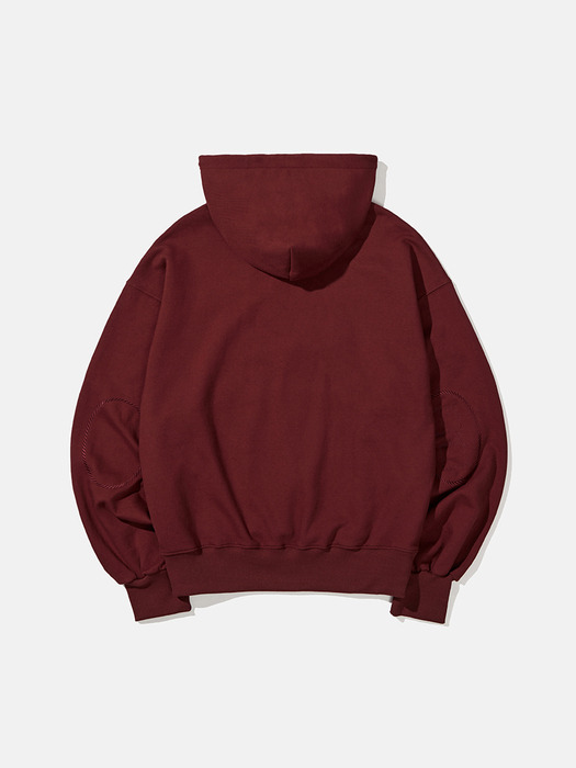 Dipper logo hoodie / Deep red
