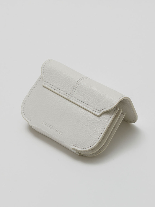 mm card wallet / white