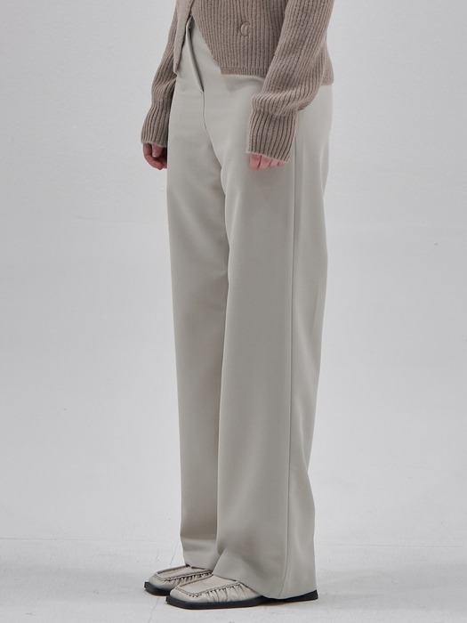 Classy Wide Slacks_Beige