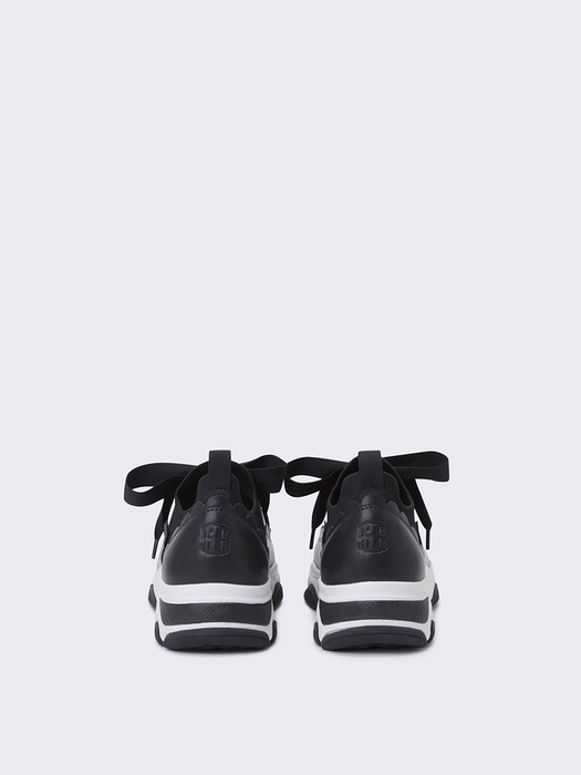 Wave knit sneakers(black)_DG4DS24007BLK