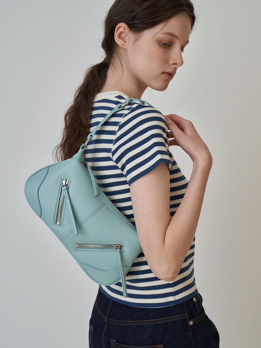 [단독]TWO ZIPPED SHOULDER BAG_4COLORS