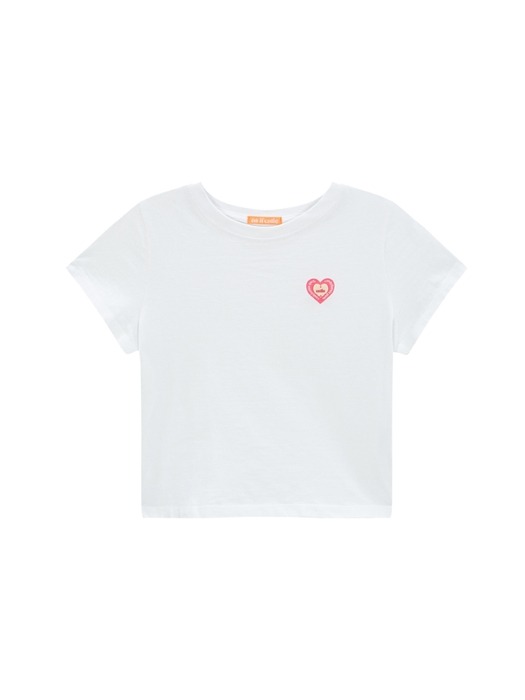 HEART MEDAL T-SHIRTS WHITE