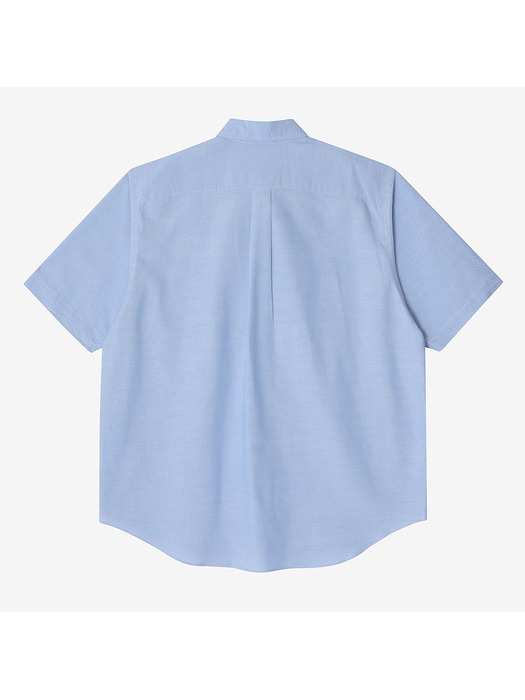 [본사정품] 단톤 남성 도트 버튼다운 숏슬리브 셔츠 (BLU)(ADTM2410118-BLU)