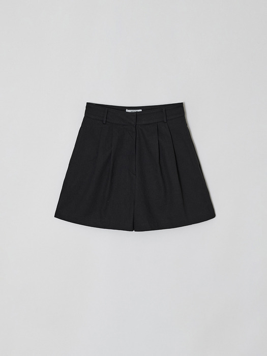 TWO TUCK COTTON SHORTS (3COLOR)