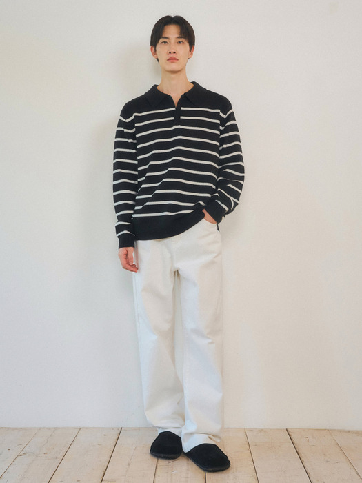 Alwayes Stripe French Wool Knit