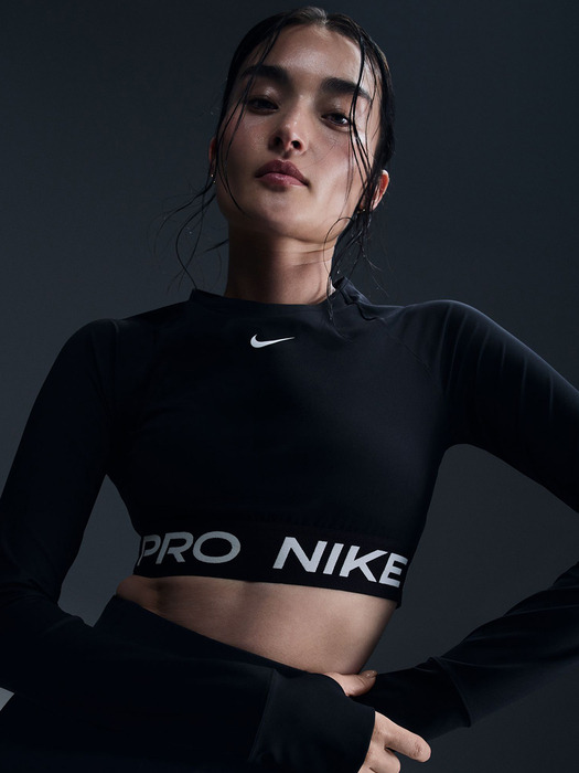 [FV5485-010] AS NIKE PRO DF 365 CROP LS