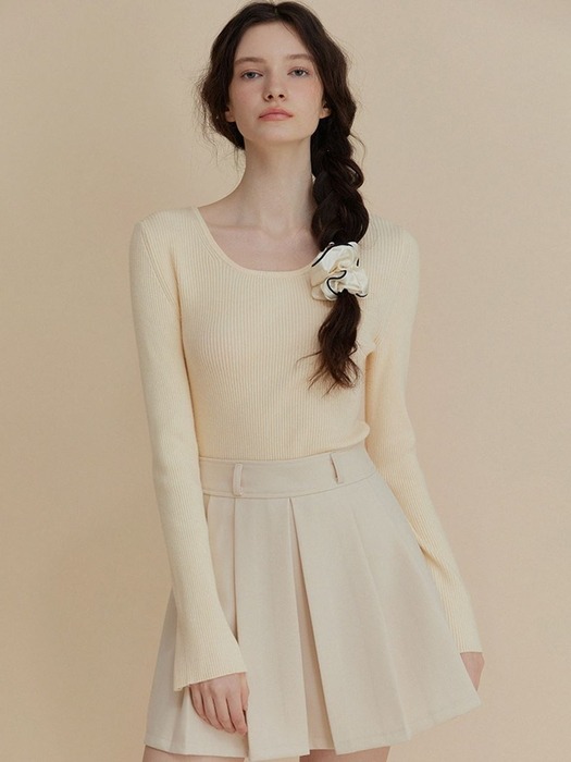 [TWEE] 애나배스 골지 니트