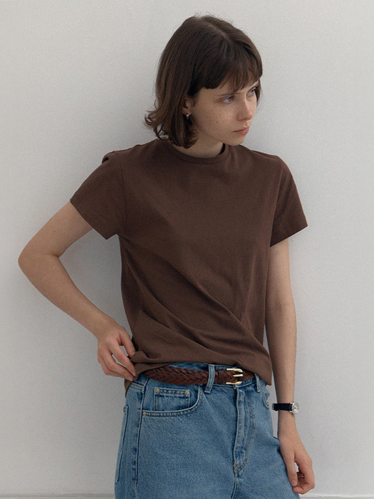 forest t -shirt - brown