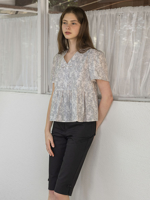 [컬러추가] Lautre Ette ribbon Blouse