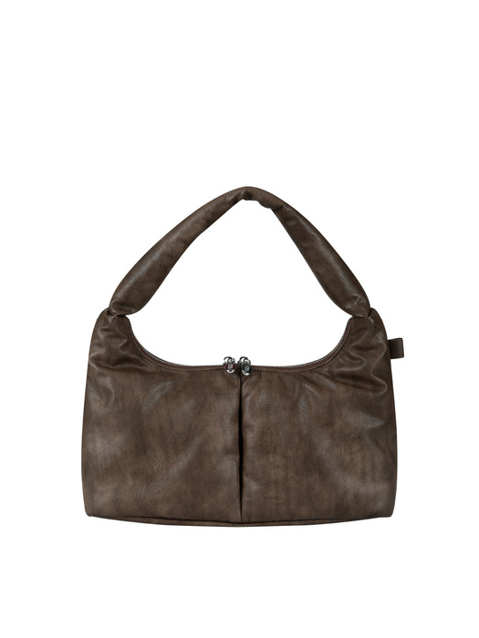 Soft Basket Hobo Bag (S)(brown)