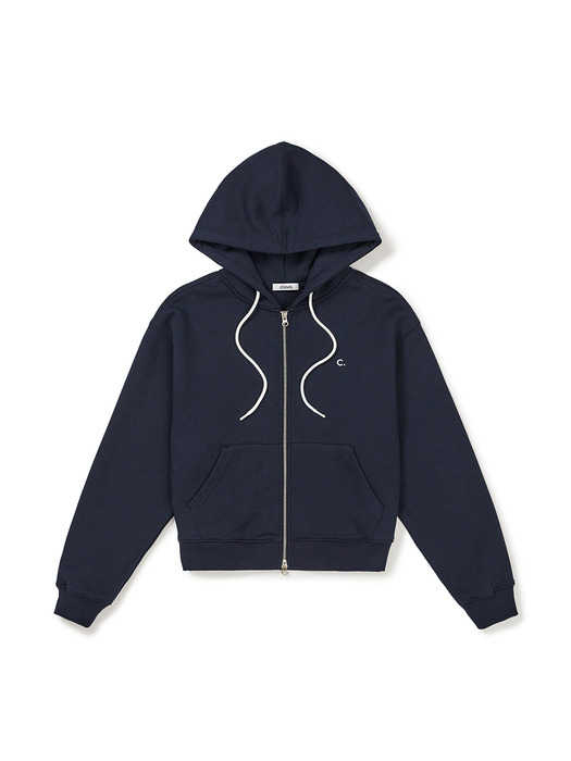 New Active Short Hoody Zip-up (Dark Navy)