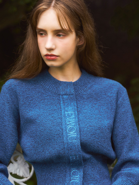SIGNATURE SLIM CARDIGAN - BLUE NIGHT