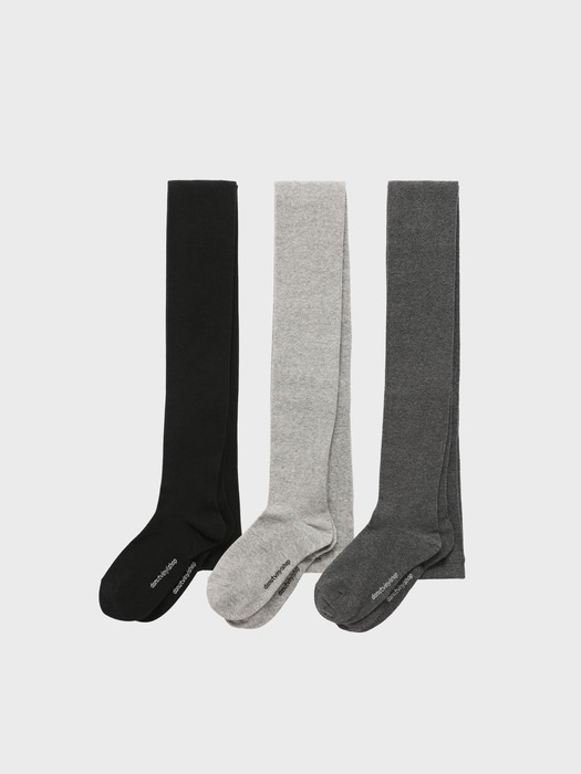 plain cotton tights (3colors)