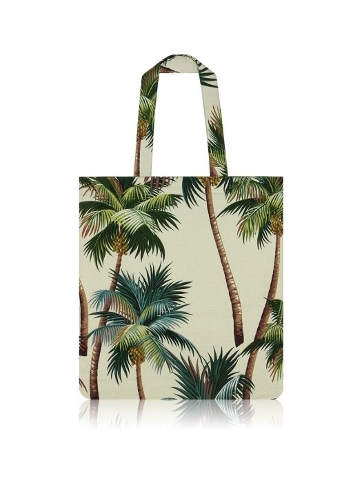 Palm Trees Hawaiian Flat Tote Bag