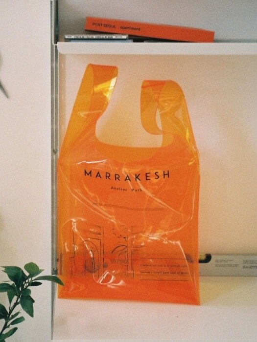 MARRAKESH LINE SHEER BAG_ ORANGE