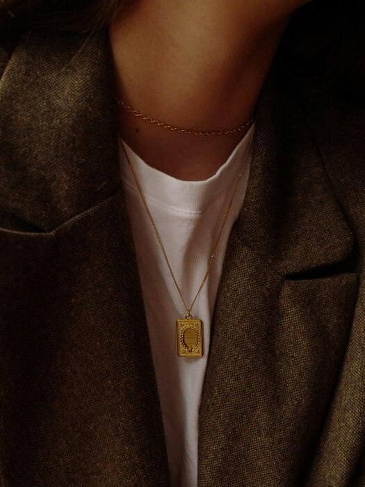 [단독]Poem Necklace Gold