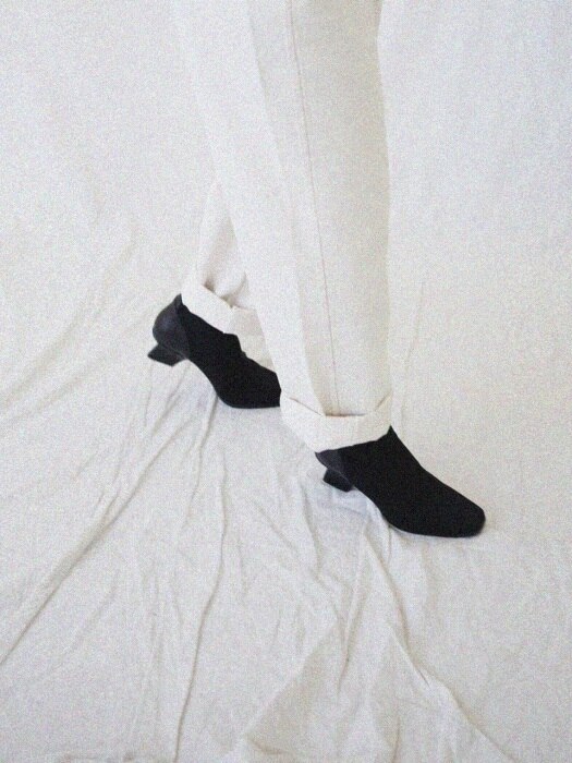 sar8059 Modic knit socks boots - black