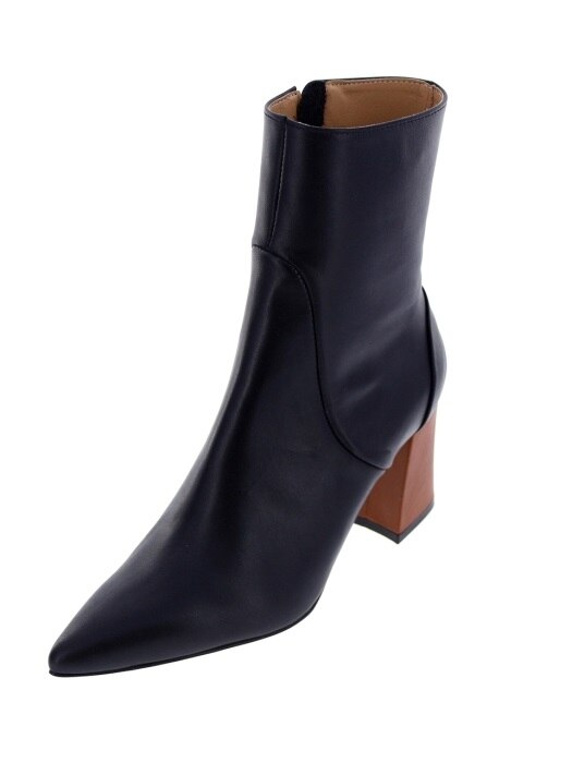 heel point ankle boots (P7683)