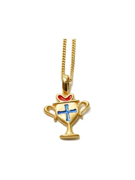 Antique Heart trophy Necklace 엔틱 트로피 포인트 목걸이