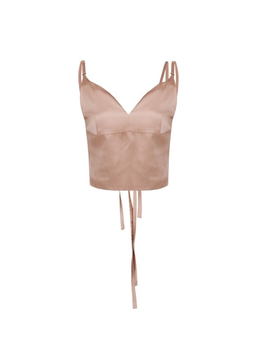 19SS OPEN-BACK SATIN CAMISOLE (LIGHT PINK)