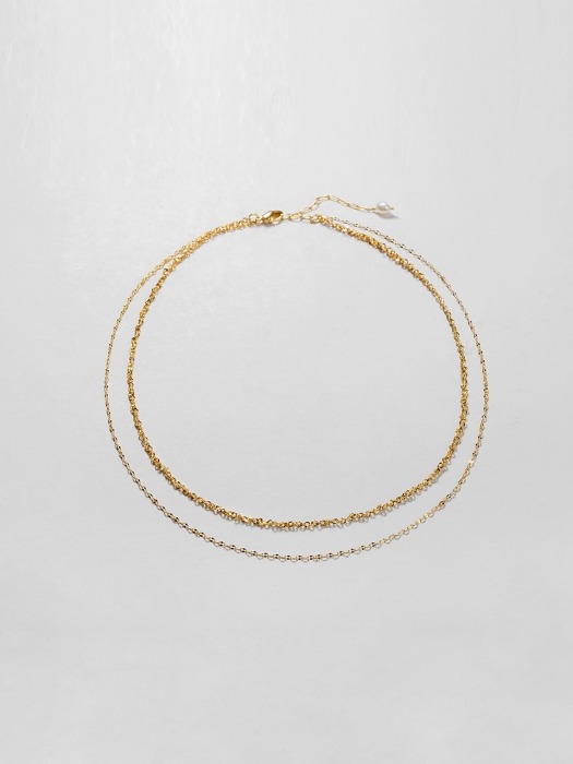 TWO WAY LAYERED CHAIN NECKLACE