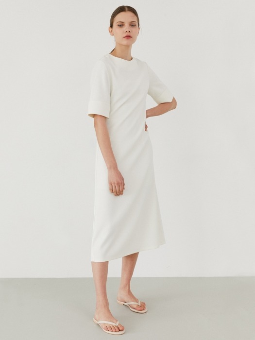 simple wearable dress-ivory