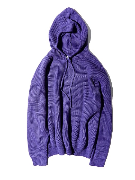 Paralyze Knit Hoodie Sweater_PP