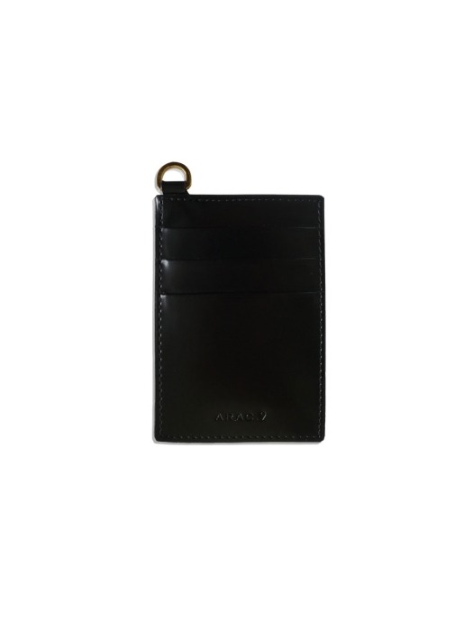 ARAC.9 flat card wallet - black
