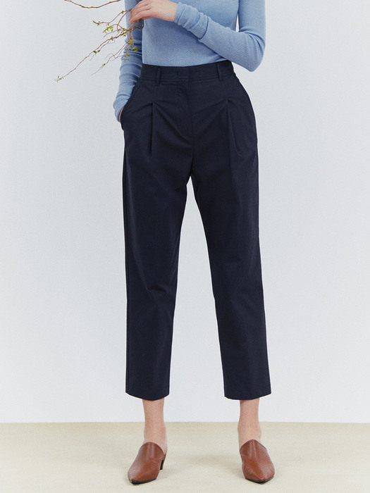 [Classy Cotton] Three-Button Blazer + Tapered Trousers SET