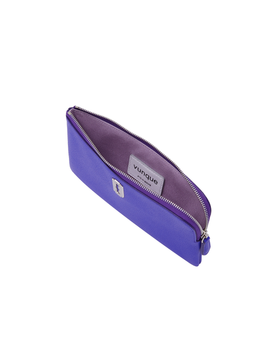 Magpie Zipper Pouch (맥파이 지퍼 파우치) Royal purple