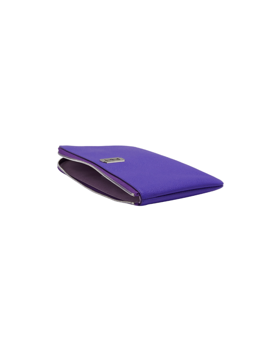 Magpie Zipper Pouch (맥파이 지퍼 파우치) Royal purple