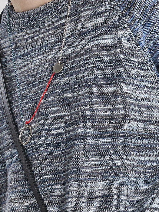 BLUE gradation raglan knit(LT001)