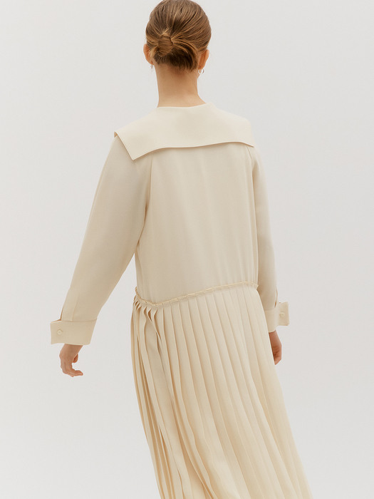 Elly pleated dress - Butter