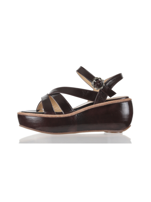 SHASHA SANDAL DARK BROWN