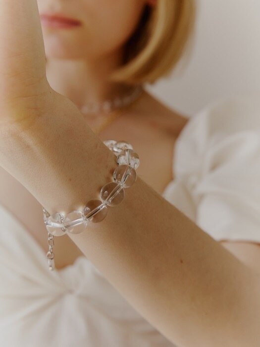 Bold Crystal & Pearl Bracelet