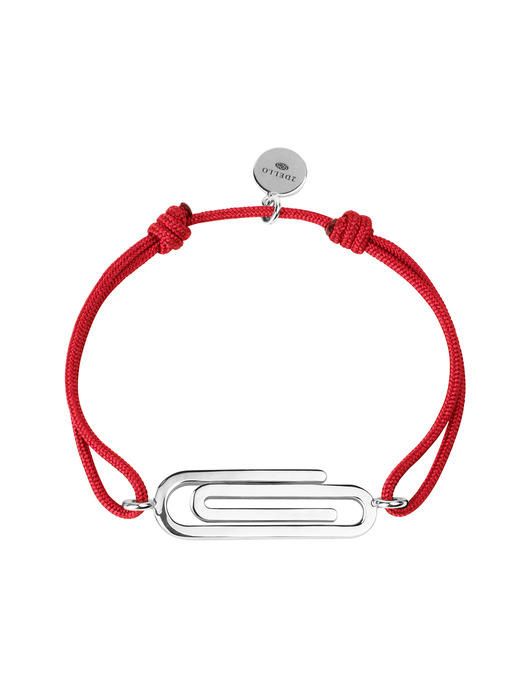 SILVER CLIP_RED