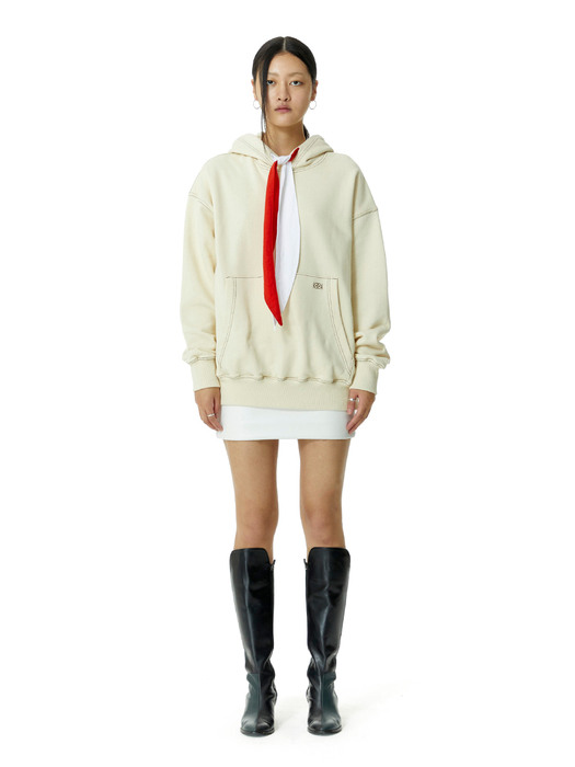 Rabbit Hoodie Ivory