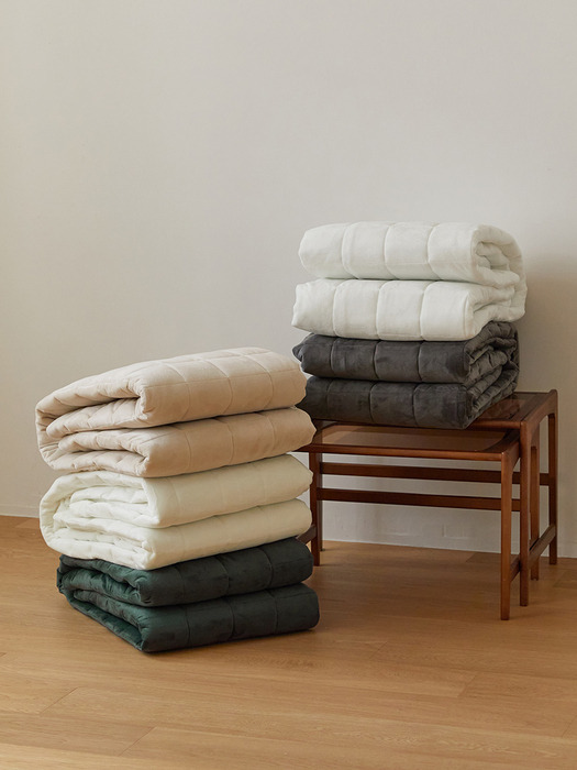 소프트밍크 극세사 고정밴드 침대패드(SS/Q/K) 5종