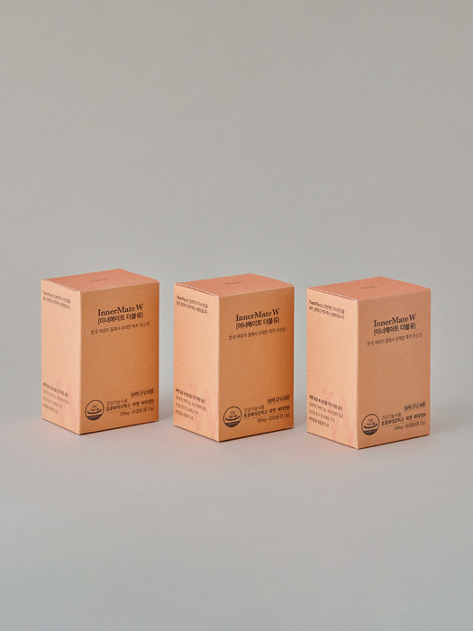 프리미엄 여성 질 유래 유산균 이너메이트 더블유(3팩 90캡슐)