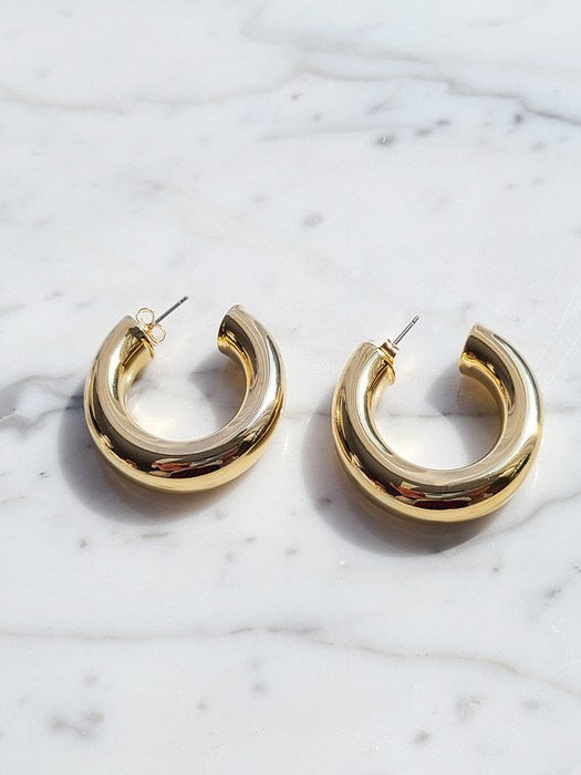 Bold Hoop Ring Earrings