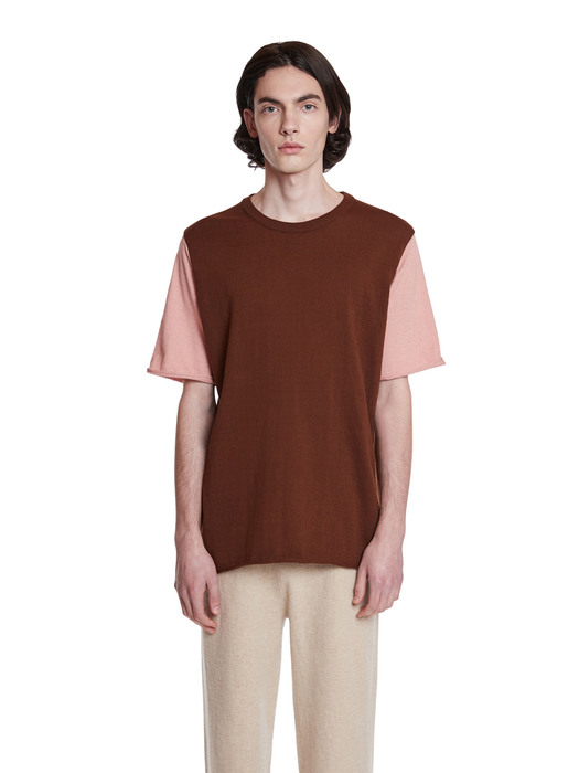 Cashmere Colorblocked T-Shirt