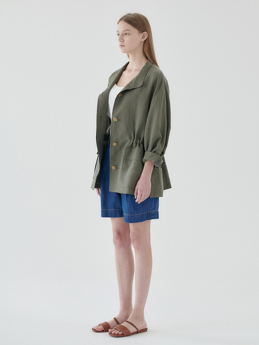 21N linen field jacket [KA]