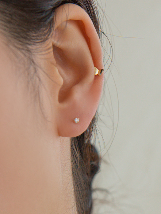 14K Gold Butterfly Piercing, Earrings (14k골드) s13