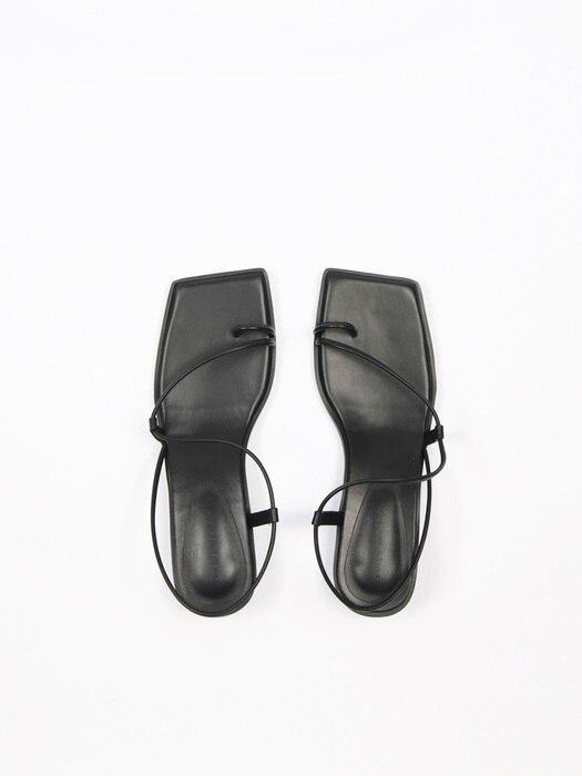 Aida Sandals Leather Black