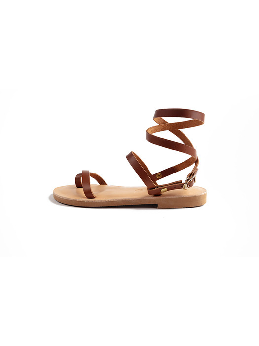 Double Ankle Strap Sandal (tobacco)