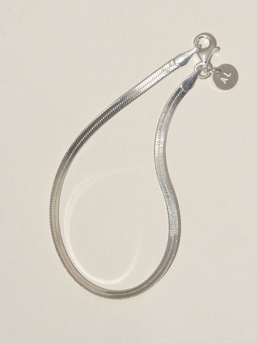 3mm Snake Bracelet  (silver925)(2color)