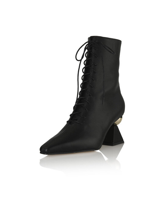 Gloria Lace-up Ankle Boots / 21AW-B542 / BLACK